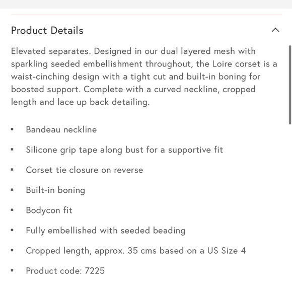 Oh Polly Blue Embellished Crop Top - Picture 7 of 12